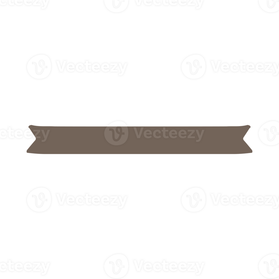 lower third ribbon element png
