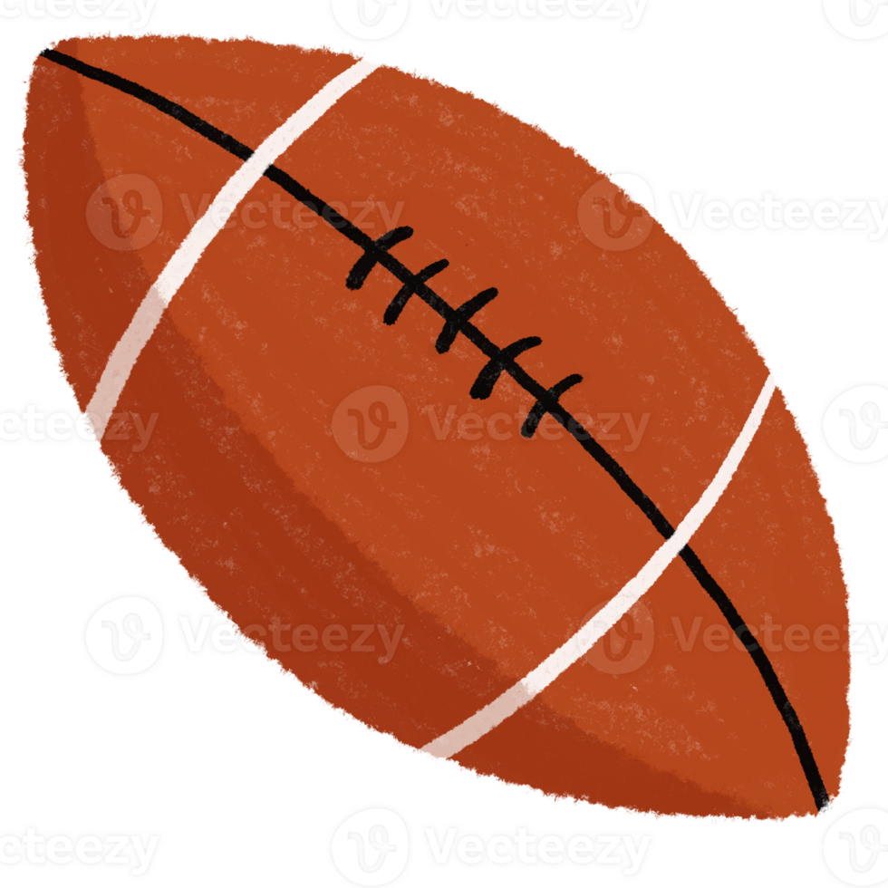 cute rugby american football illustration png