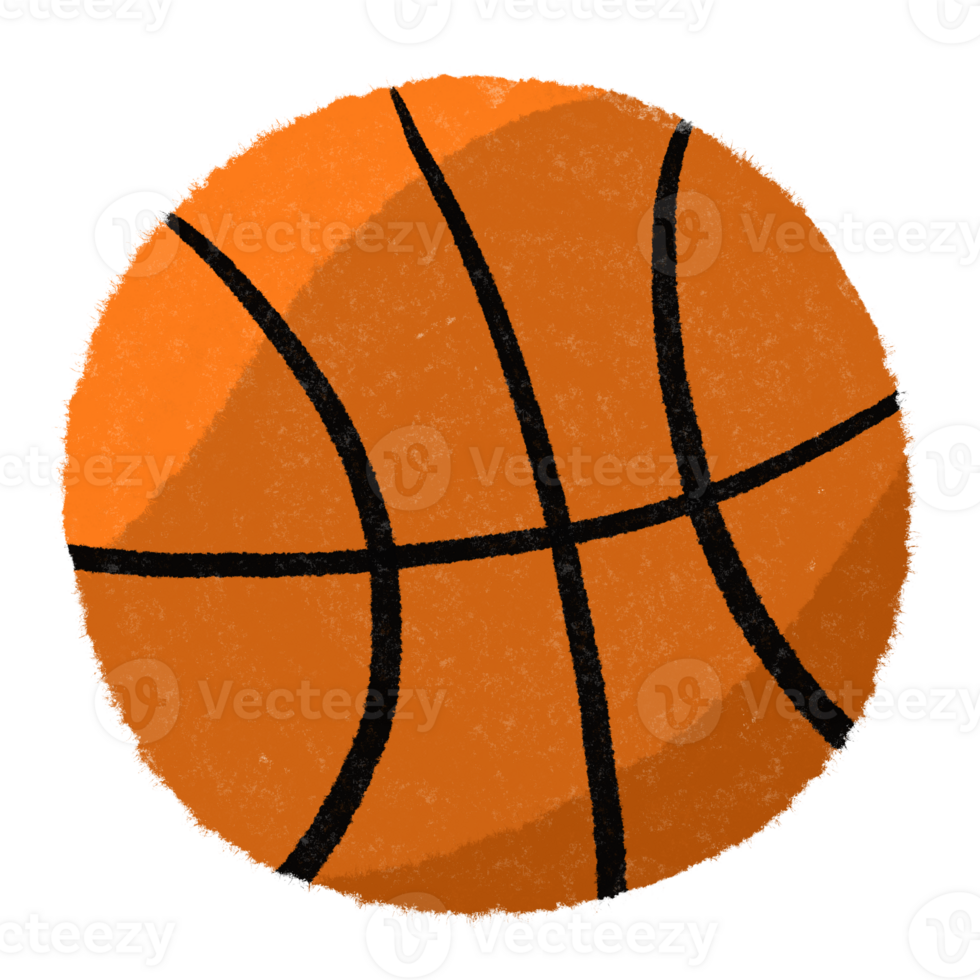 orange basketball illustration png