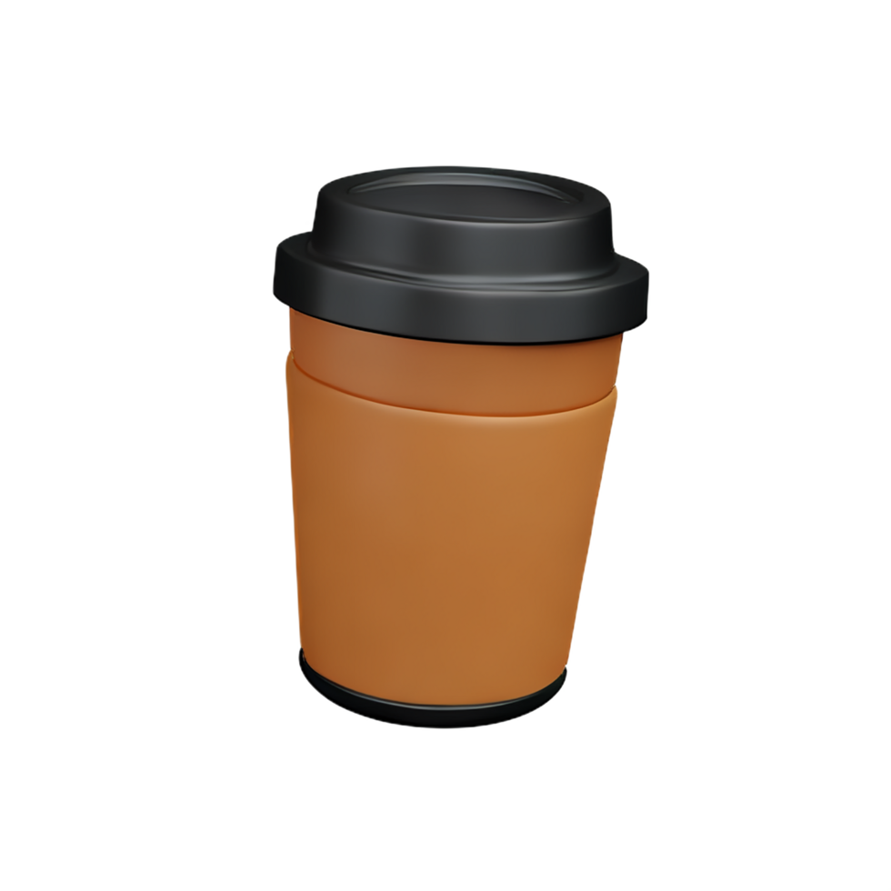 coffee 3d icon illustration png