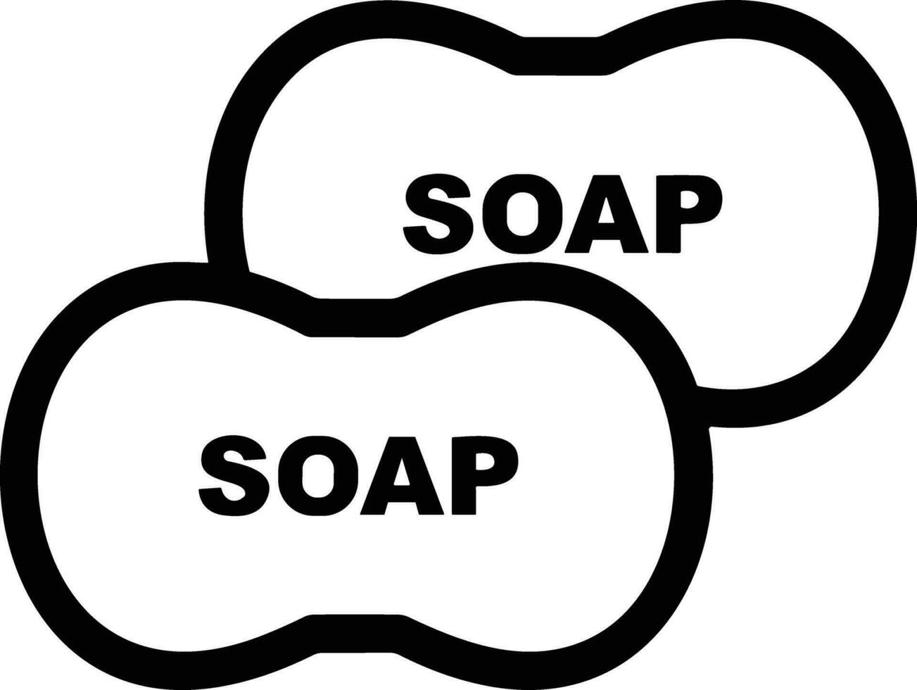 Soap washing icon symbol image vector. Illustration of the soap antiseptic foam cleaner sanitary design image vector