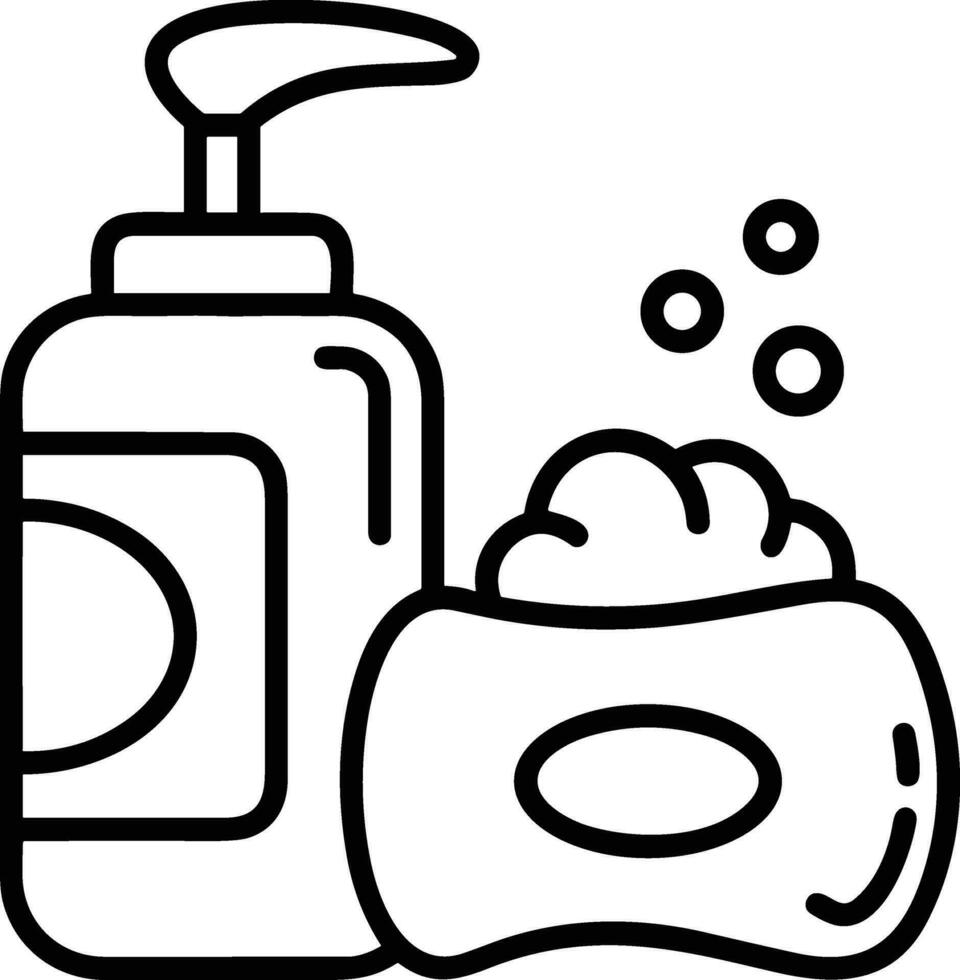 Soap washing icon symbol image vector. Illustration of the soap antiseptic foam cleaner sanitary design image vector