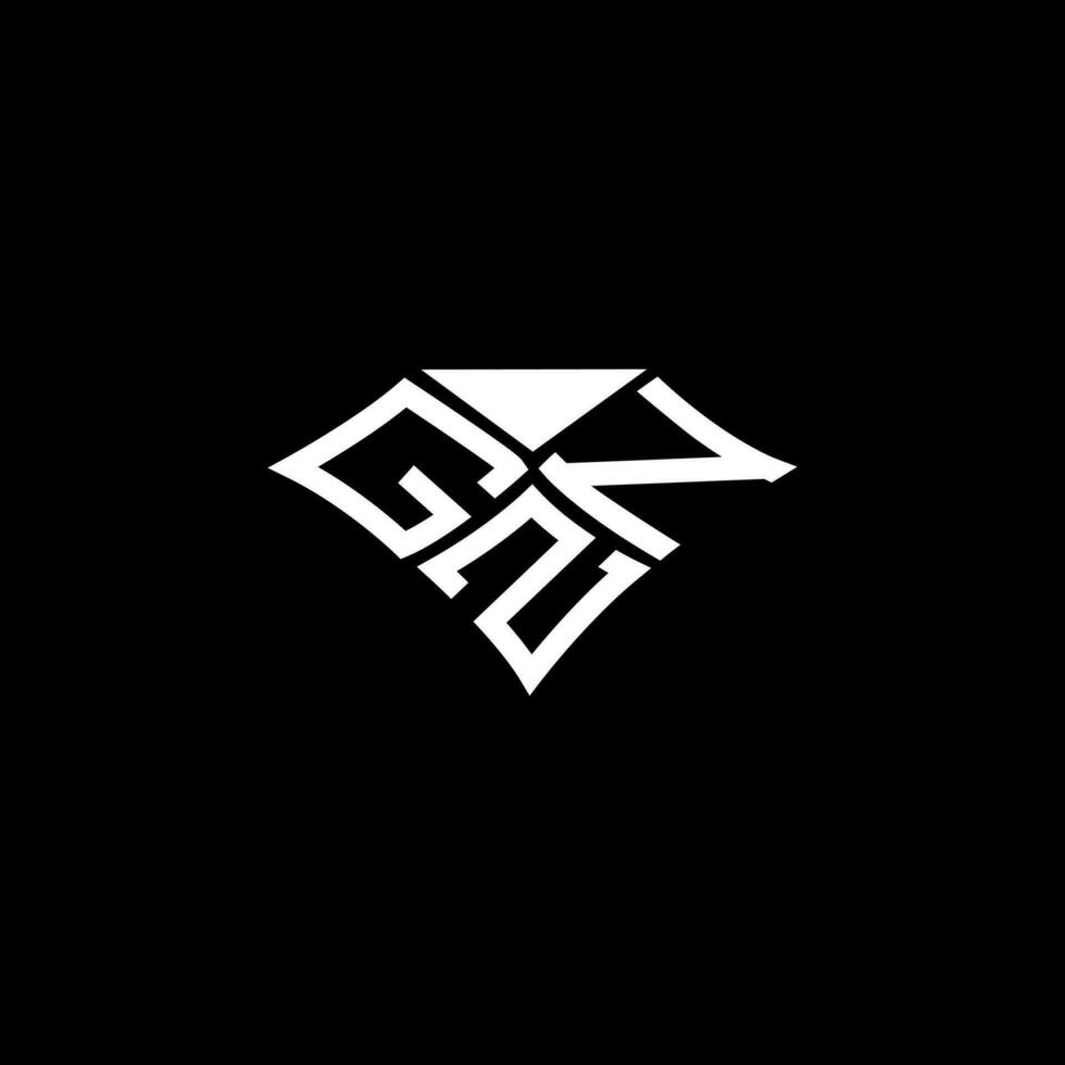GZN letter logo vector design, GZN simple and modern logo. GZN luxurious alphabet design