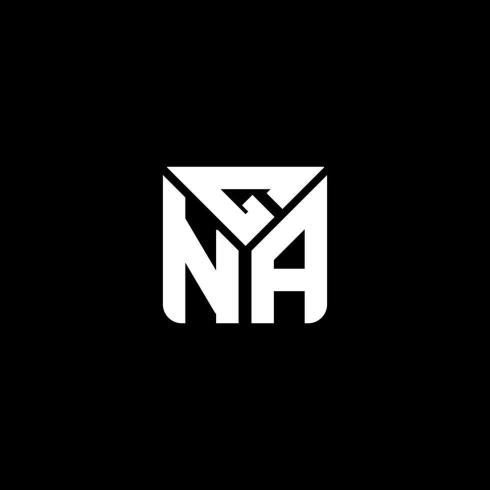 GNA letter logo vector design, GNA simple and modern logo. GNA luxurious alphabet design