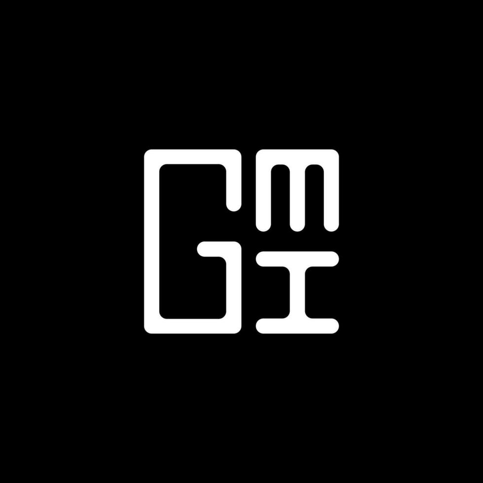 gmi letra logo vector diseño, gmi sencillo y moderno logo. gmi lujoso alfabeto diseño