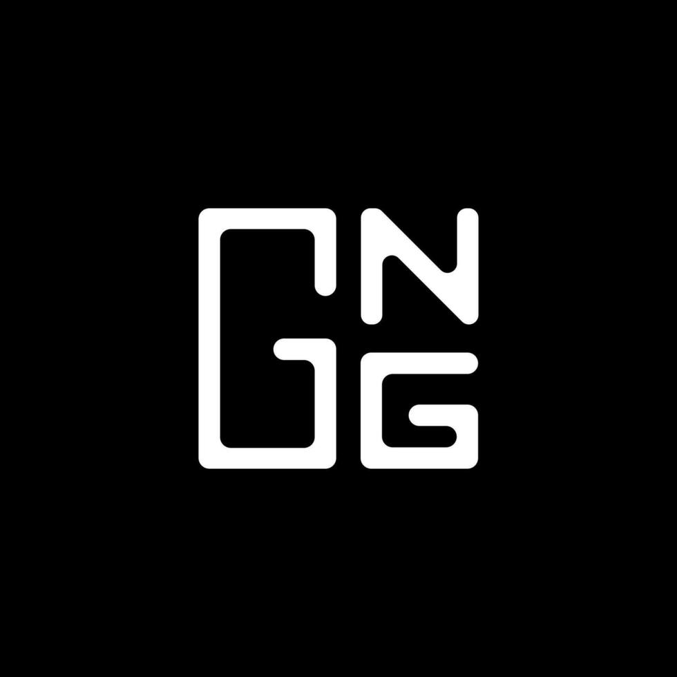 GNG letter logo vector design, GNG simple and modern logo. GNG luxurious alphabet design