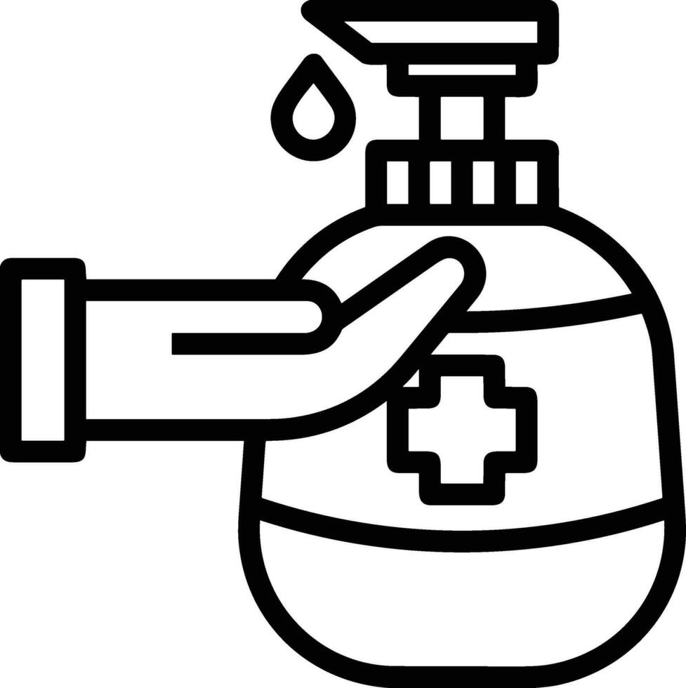 Soap washing icon symbol image vector. Illustration of the soap antiseptic foam cleaner sanitary design image vector