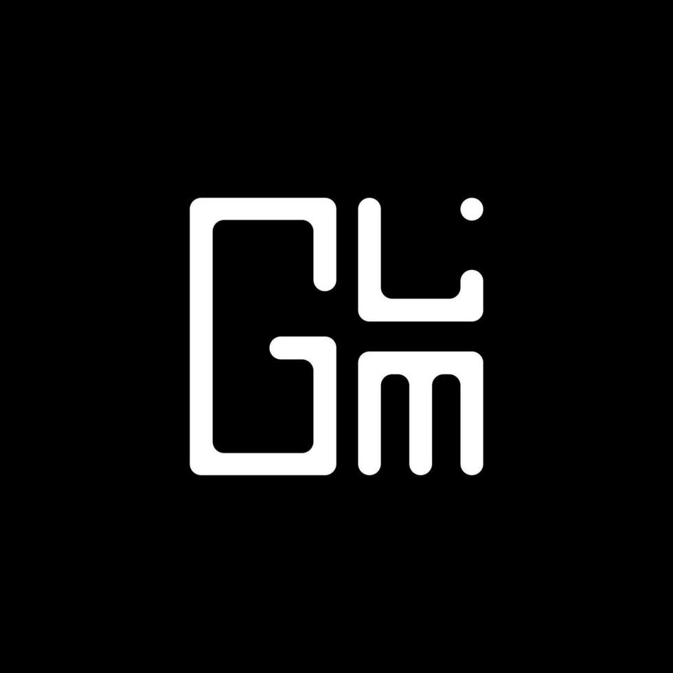 glm letra logo vector diseño, glm sencillo y moderno logo. glm lujoso alfabeto diseño