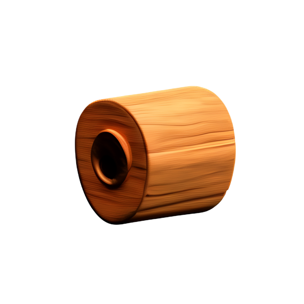 hout 3d renderen icoon illustratie png