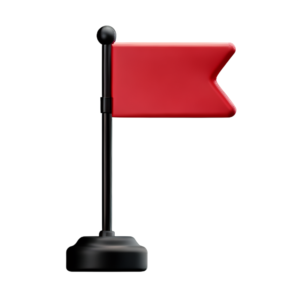 flag 3d rendering icon illustration png