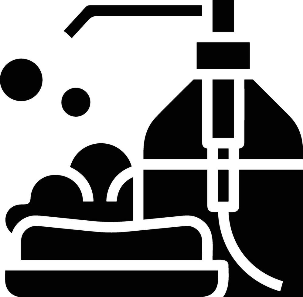 Soap washing icon symbol image vector. Illustration of the soap antiseptic foam cleaner sanitary design image vector