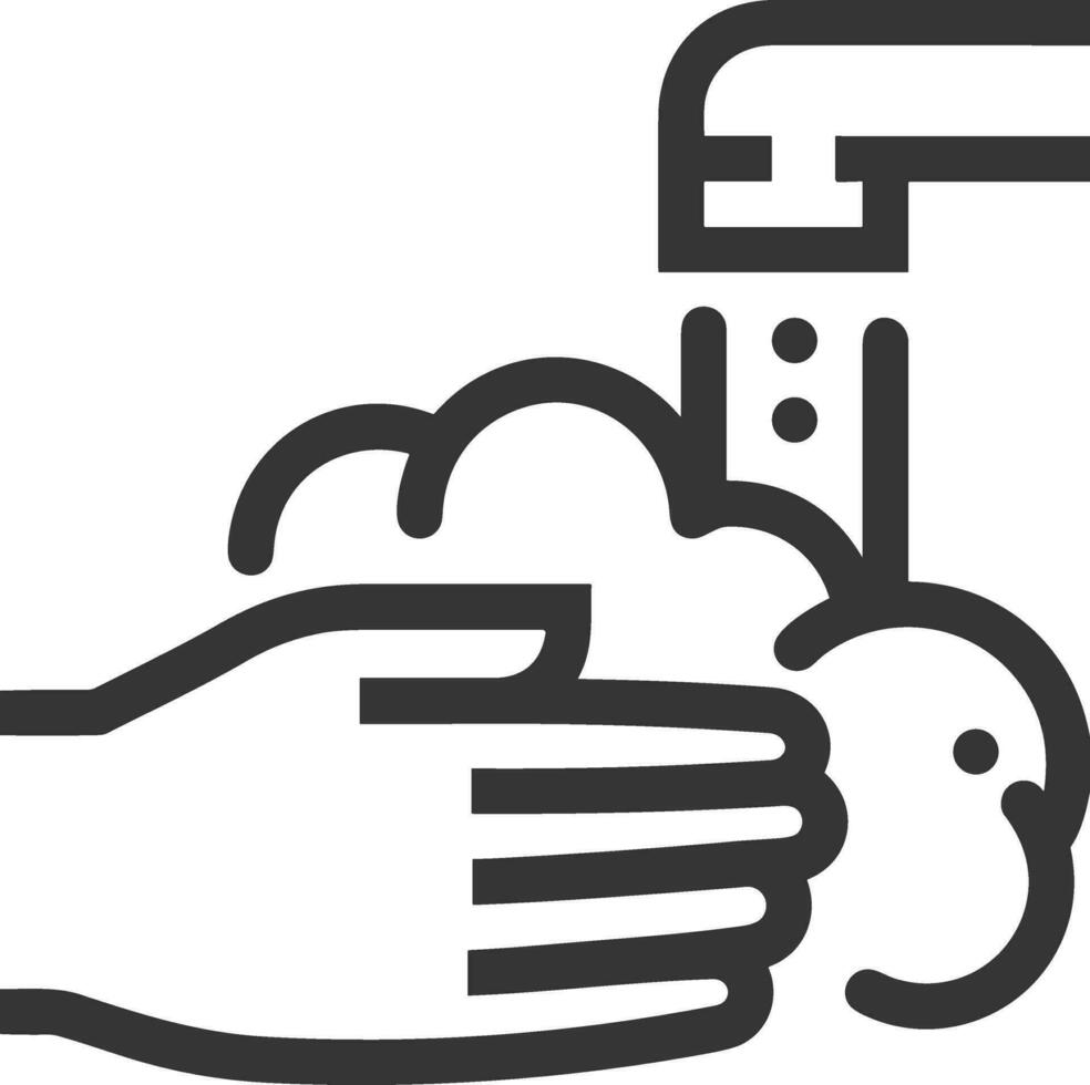 Soap washing icon symbol image vector. Illustration of the soap antiseptic foam cleaner sanitary design image vector