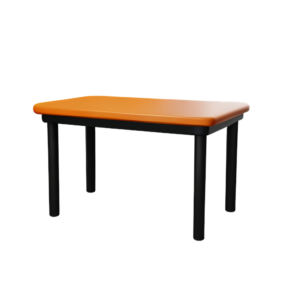 mesa 3d ícone ilustração png