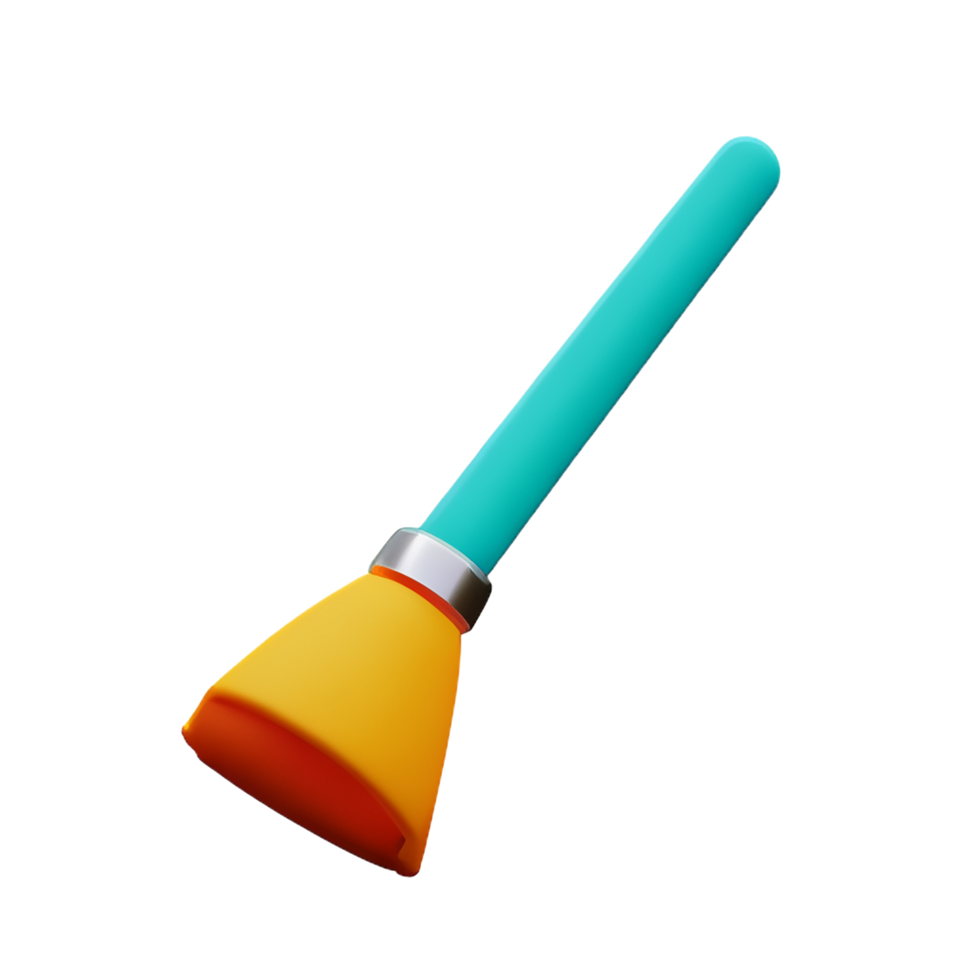 Brush 3d icon illustration png
