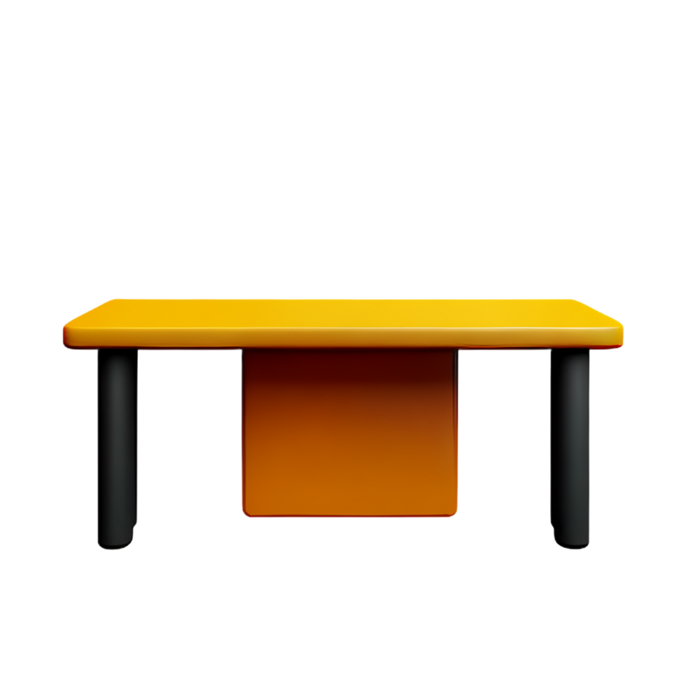 mesa 3d ícone ilustração png