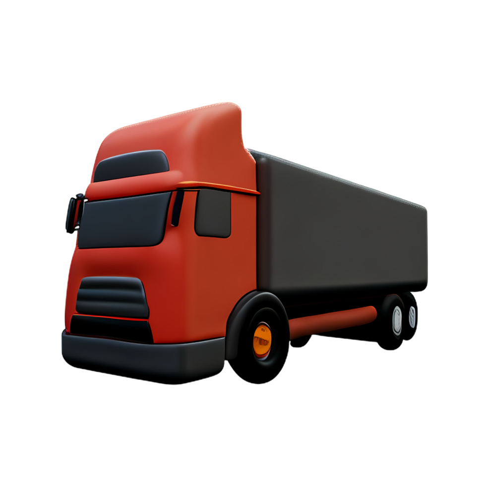 camión 3d representación icono ilustración png