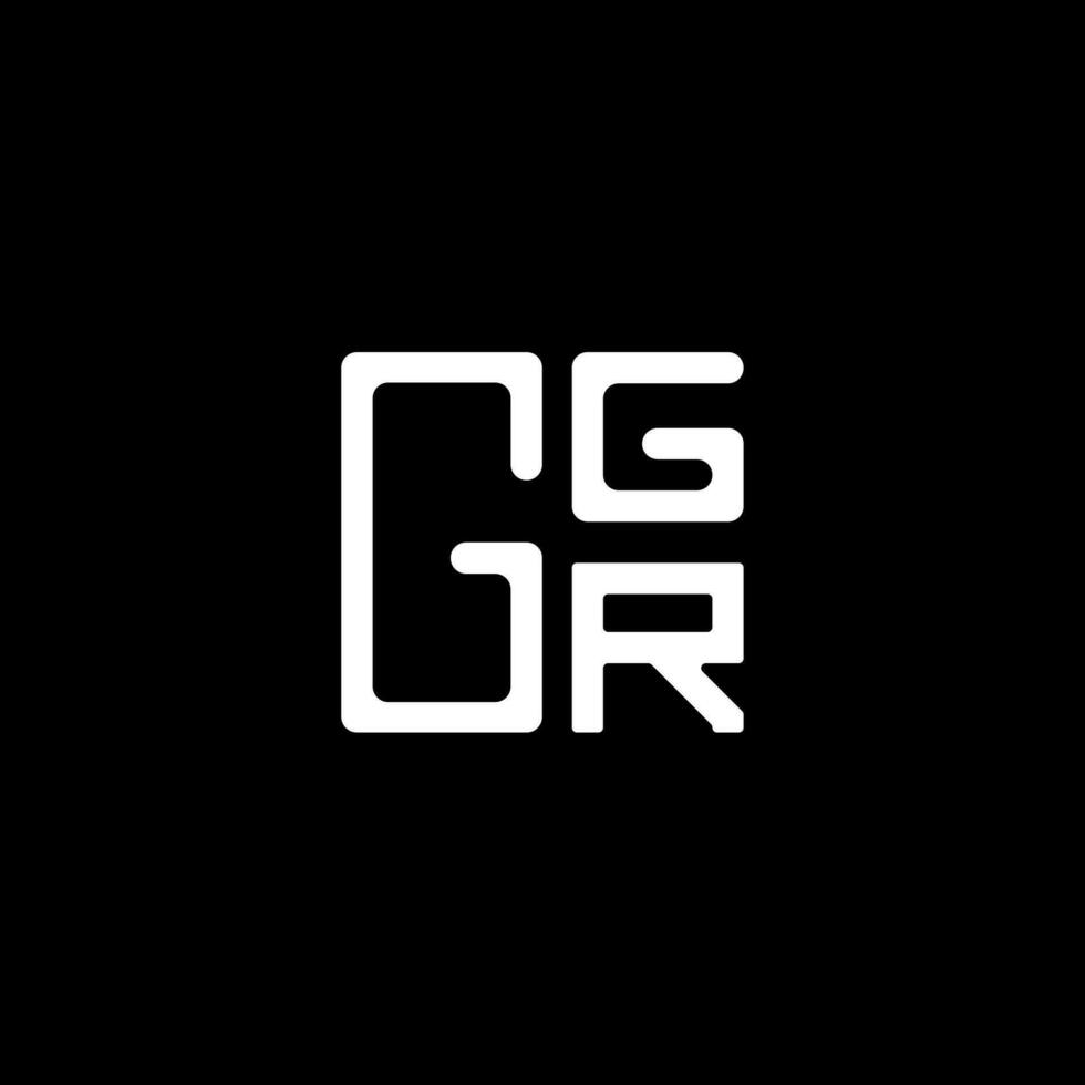 GGR letter logo vector design, GGR simple and modern logo. GGR luxurious alphabet design