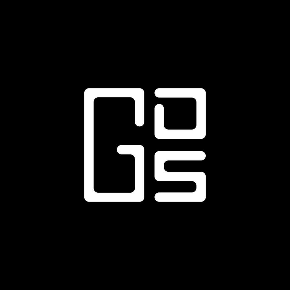GDS letter logo vector design, GDS simple and modern logo. GDS luxurious alphabet design