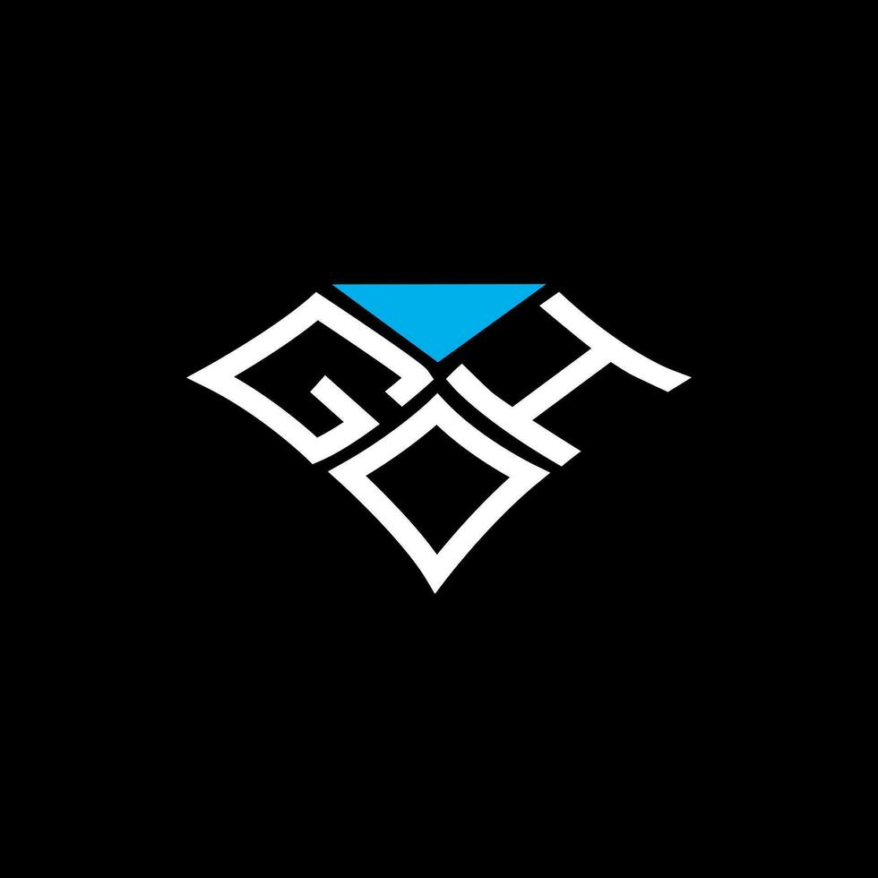 gdh letra logo vector diseño, gdh sencillo y moderno logo. gdh lujoso alfabeto diseño