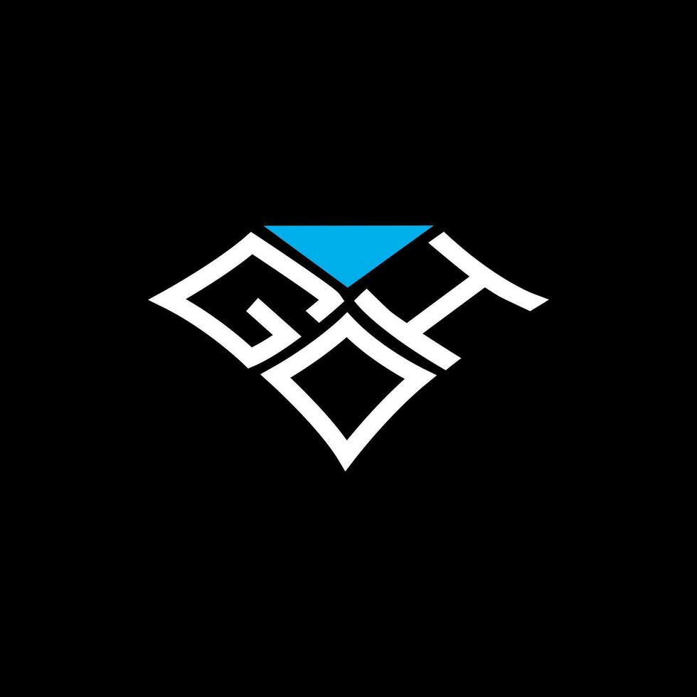 GDH letter logo vector design, GDH simple and modern logo. GDH luxurious alphabet design