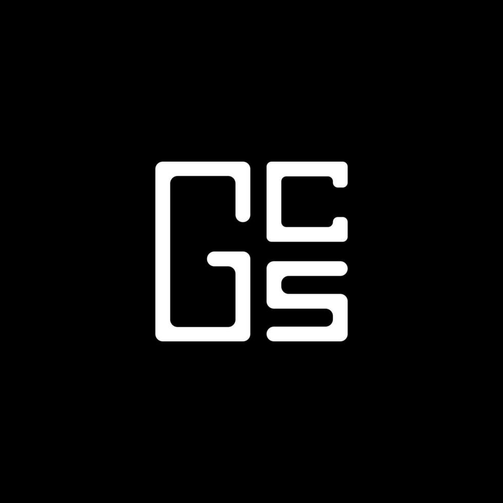 GCS letter logo vector design, GCS simple and modern logo. GCS luxurious alphabet design