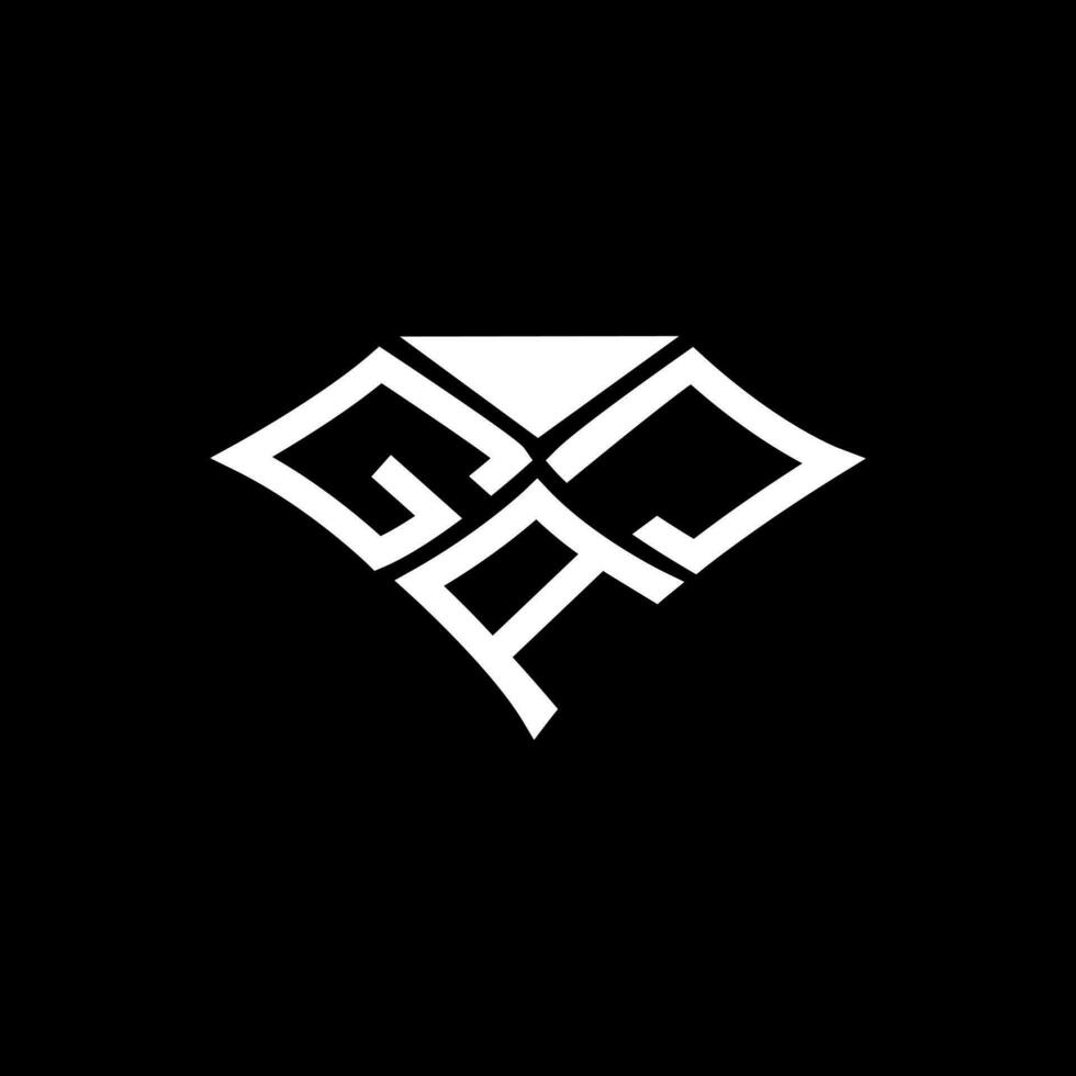 GAJ letter logo vector design, GAJ simple and modern logo. GAJ luxurious alphabet design