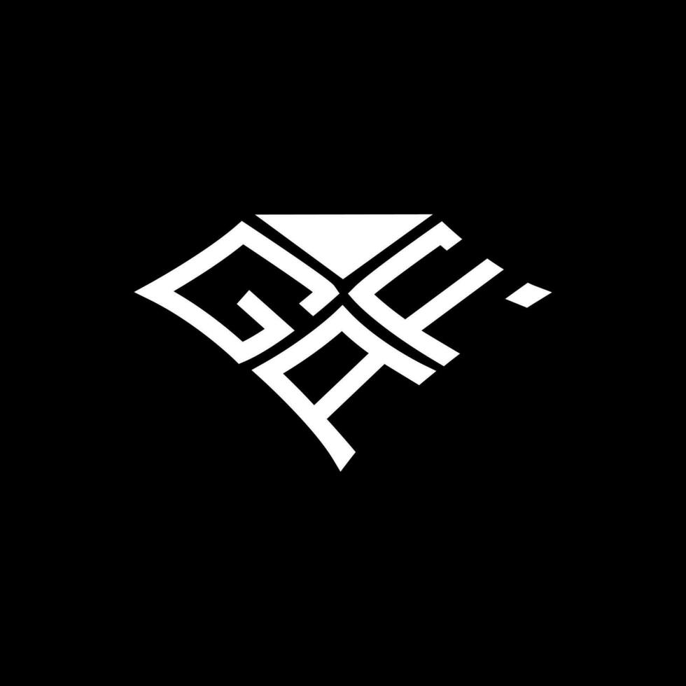GAF letter logo vector design, GAF simple and modern logo. GAF luxurious alphabet design