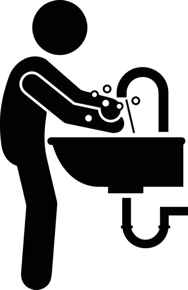 Soap washing icon symbol image vector. Illustration of the soap antiseptic foam cleaner sanitary design image vector