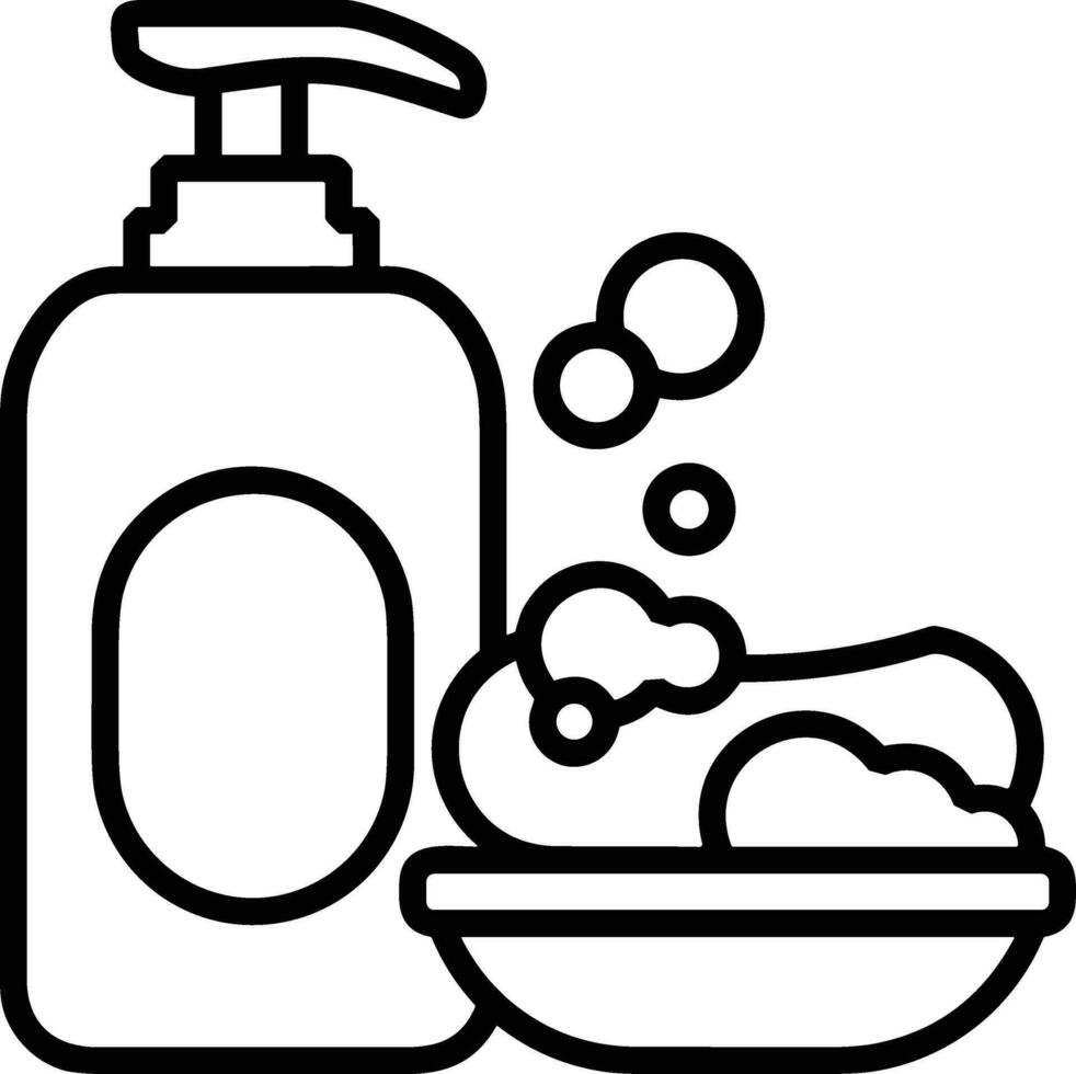 Soap washing icon symbol image vector. Illustration of the soap antiseptic foam cleaner sanitary design image vector