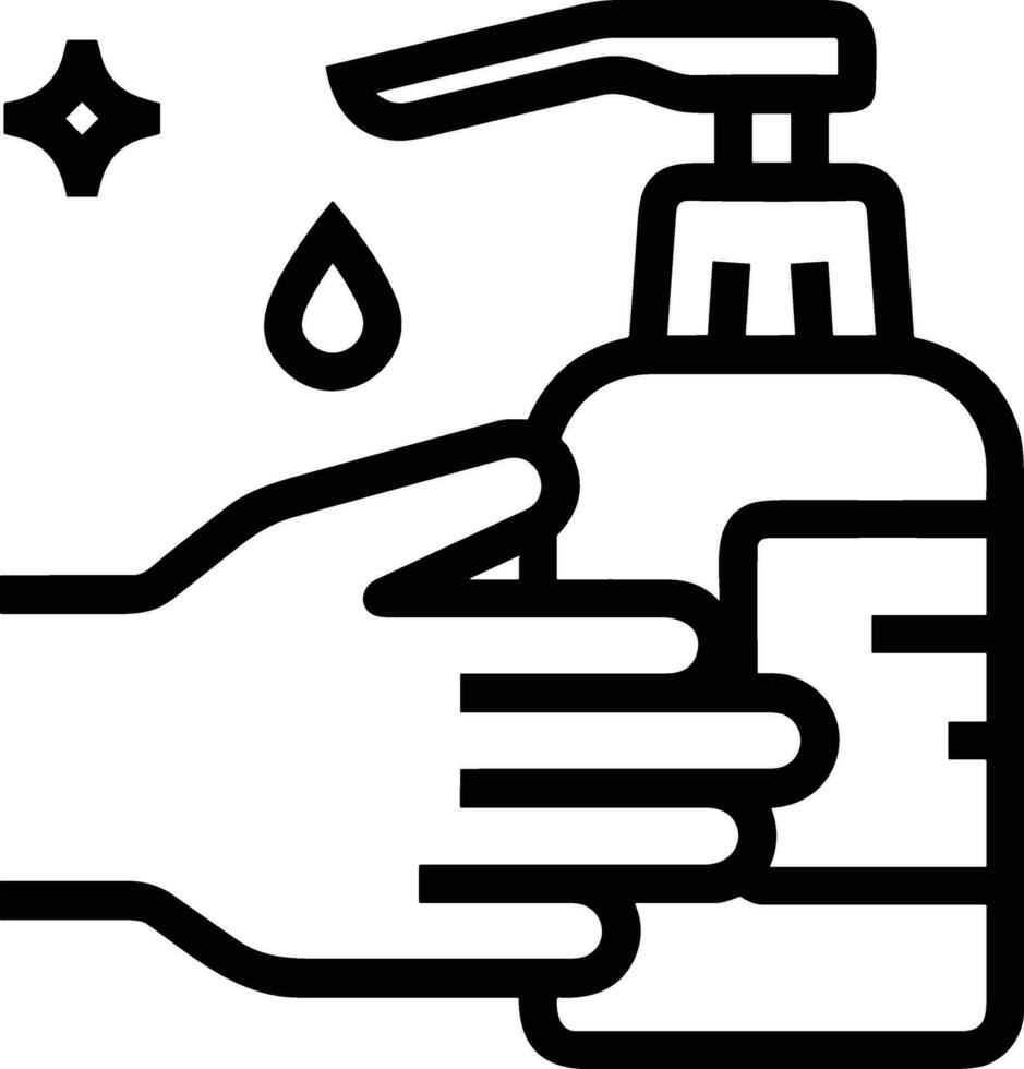 Soap washing icon symbol image vector. Illustration of the soap antiseptic foam cleaner sanitary design image vector