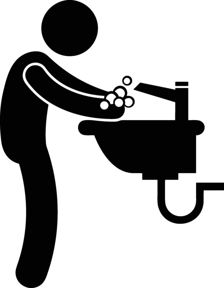 Soap washing icon symbol image vector. Illustration of the soap antiseptic foam cleaner sanitary design image vector