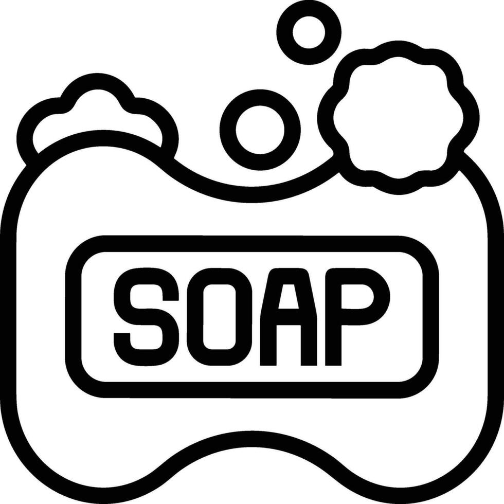 Soap washing icon symbol image vector. Illustration of the soap antiseptic foam cleaner sanitary design image vector