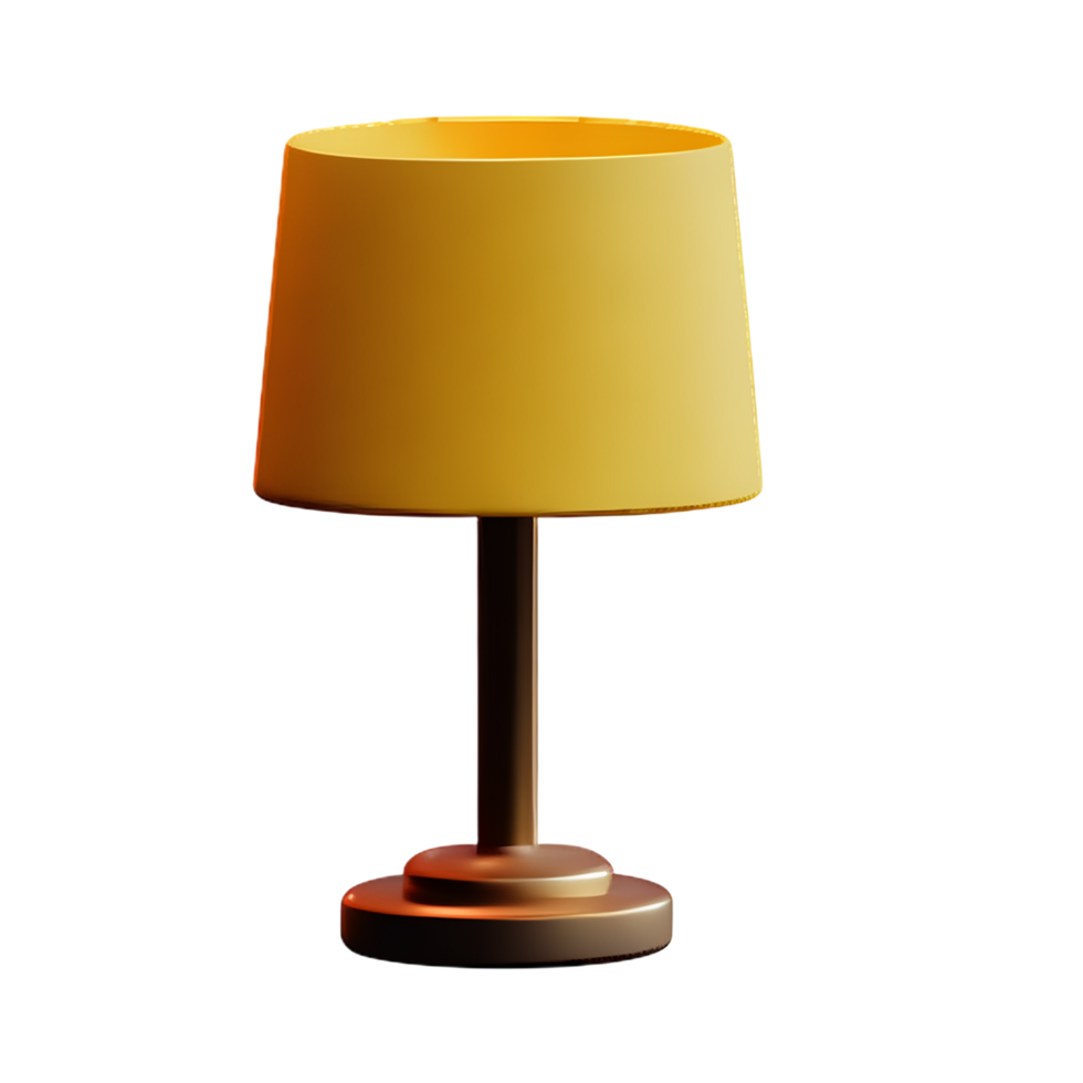 lampe 3d le rendu icône illustration png