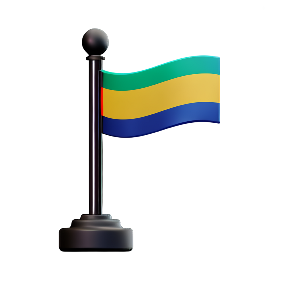 flag 3d rendering icon illustration png