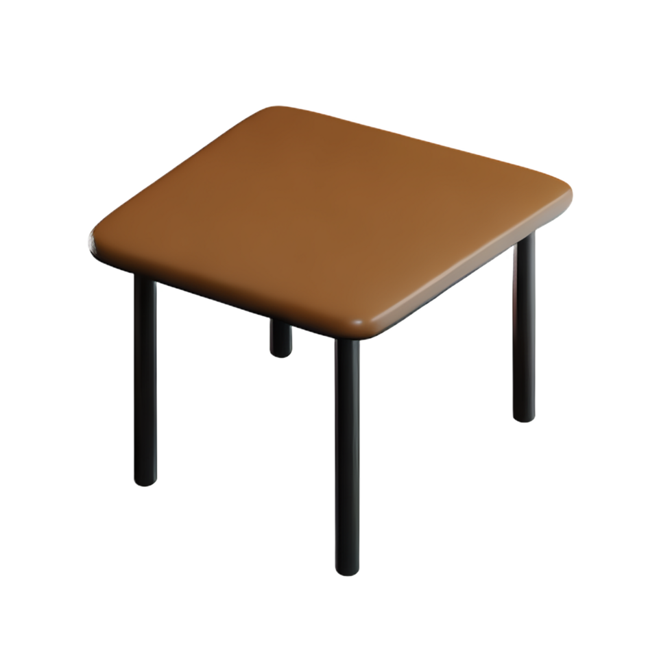 mesa 3d ícone ilustração png