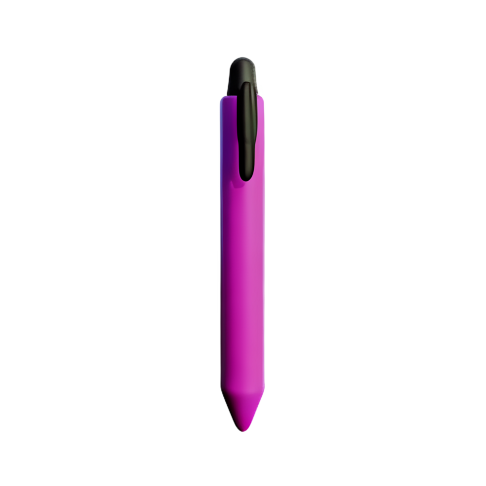 pen 3d rendering icon illustration png