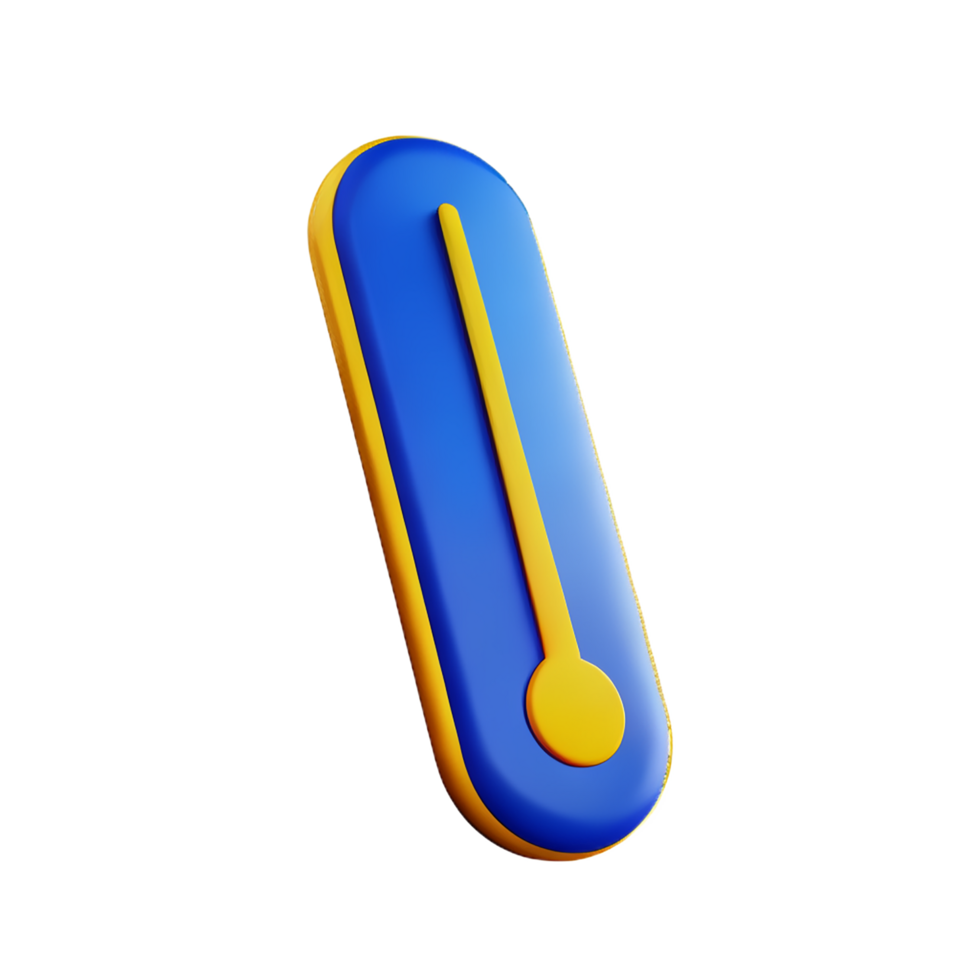 thermometer 3d medical and healthcare icon png
