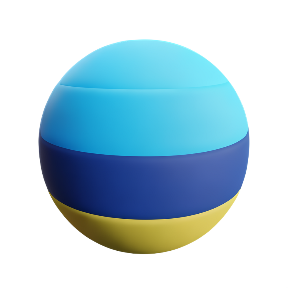 beach ball 3d travel and holiday illustration png