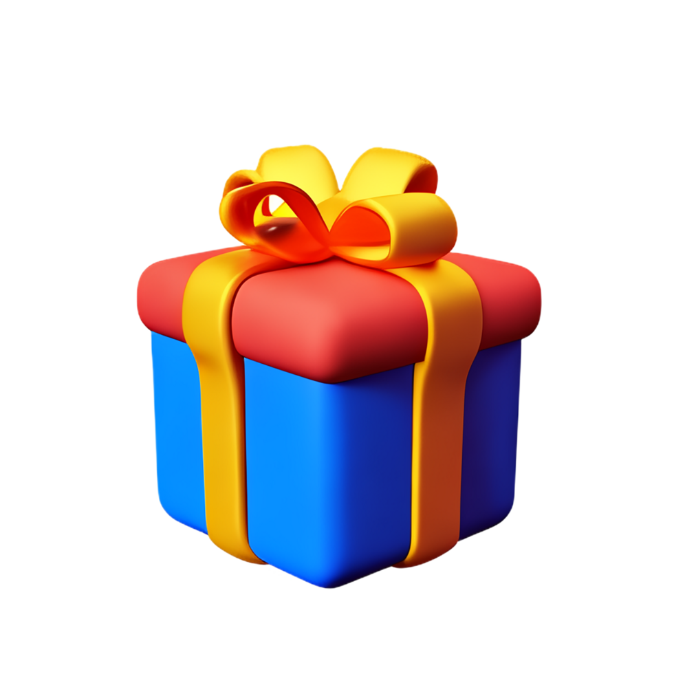 geschenk 3d icoon illustratie png