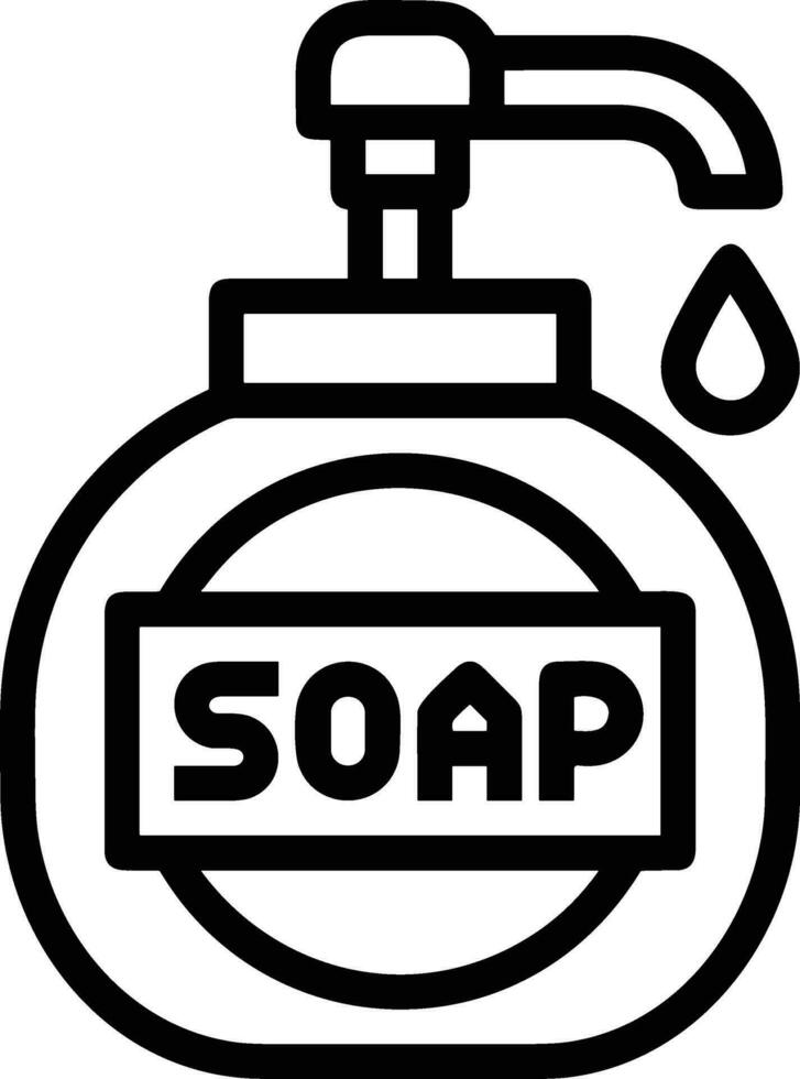 Soap washing icon symbol image vector. Illustration of the soap antiseptic foam cleaner sanitary design image vector