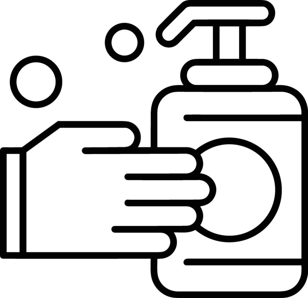 Soap washing icon symbol image vector. Illustration of the soap antiseptic foam cleaner sanitary design image vector