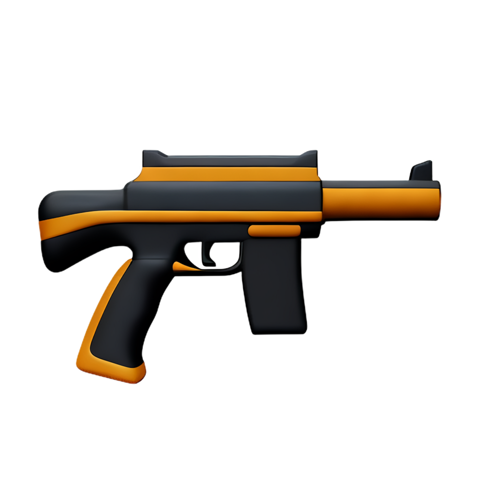 arma de fogo 3d Renderização ícone ilustração png