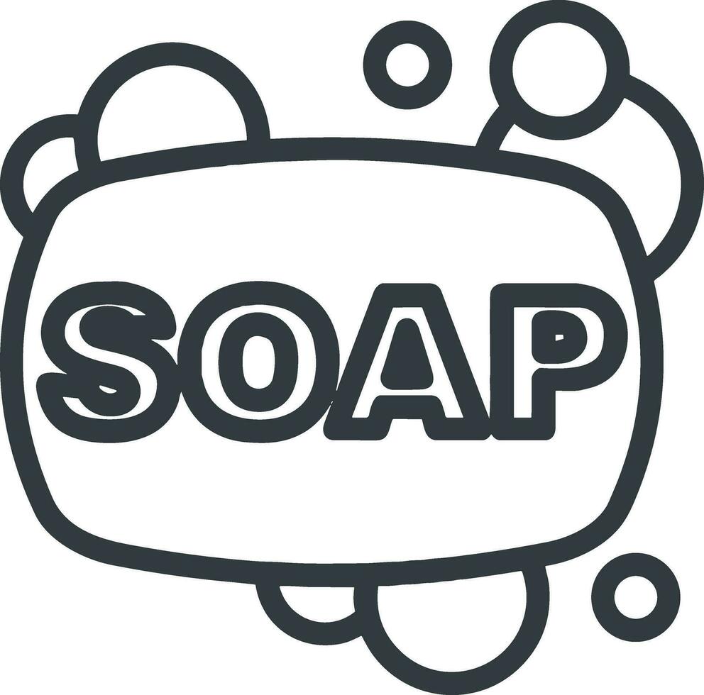 Soap washing icon symbol image vector. Illustration of the soap antiseptic foam cleaner sanitary design image vector