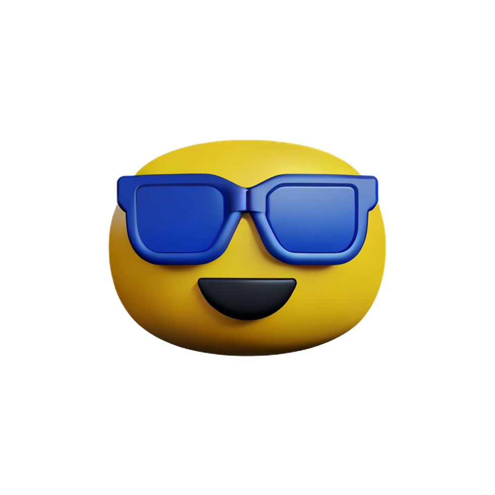 emoji 3d rendering icon illustration png
