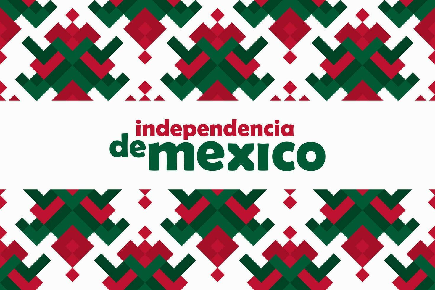 seamless pattern mexico independence day horizontal banner vector flat design