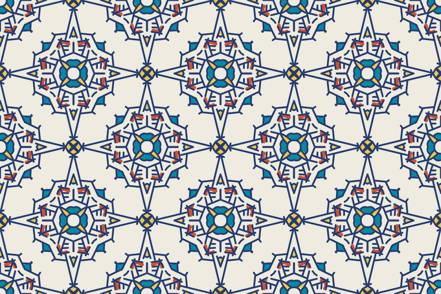 turco mezquita ventana vector sin costura modelo. Ramadán Mubarak musulmán antecedentes. tradicional Ramadán kareem mezquita modelo con oro cuadrícula mosaico. islámico ventana cuadrícula diseño de linterna formas losas.