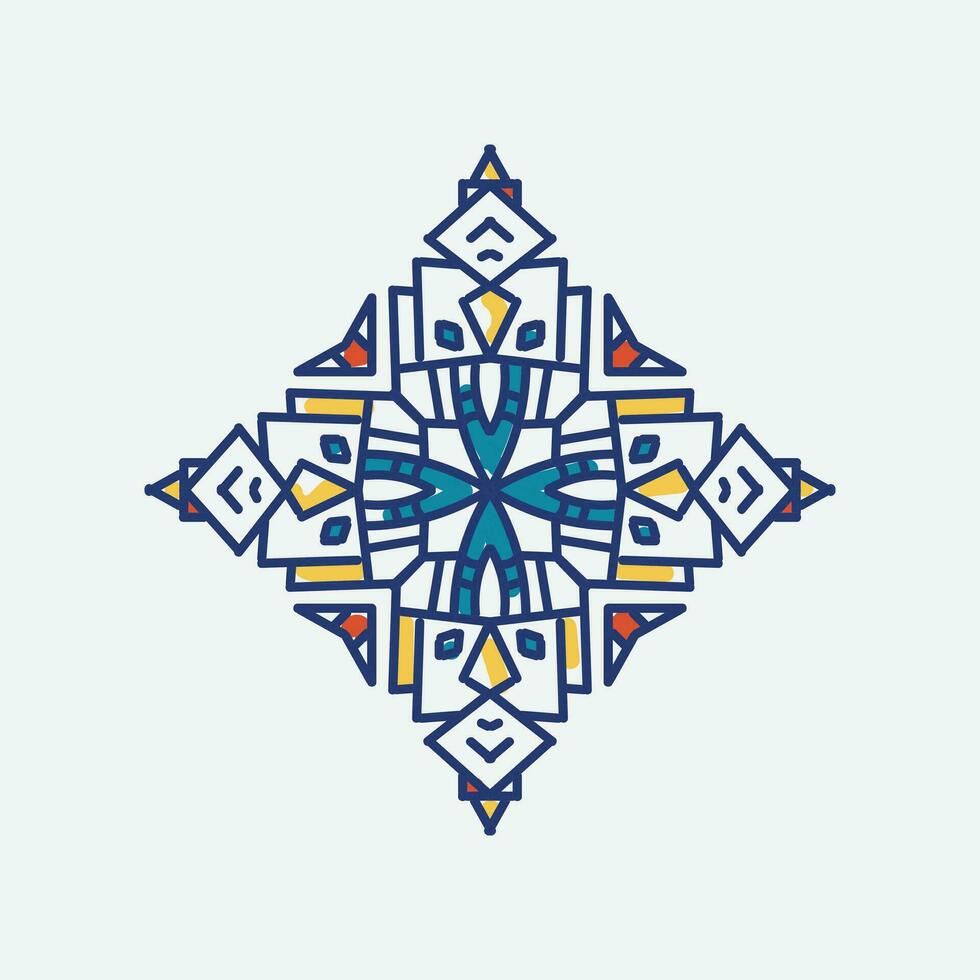 Vintage decorative ornament design element. vector illustration