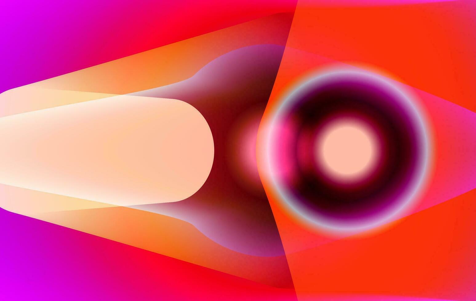 vector circular resumen antecedentes con círculos geométrico formas en rosado. resumen triángulo geométrico forma elemento. neón línea estilo, vector eps