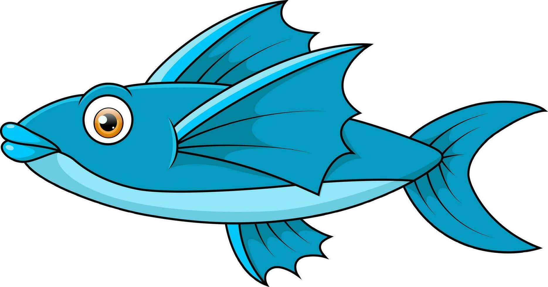 https://static.vecteezy.com/system/resources/previews/028/237/782/non_2x/cute-flying-fish-cartoon-on-white-background-vector.jpg