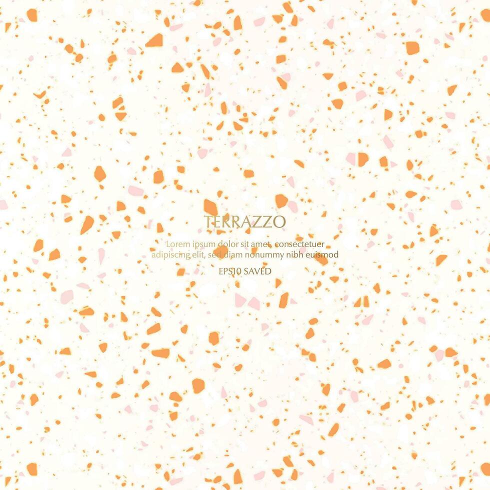 Terrazzo Pattern. Endless cement texture background vector
